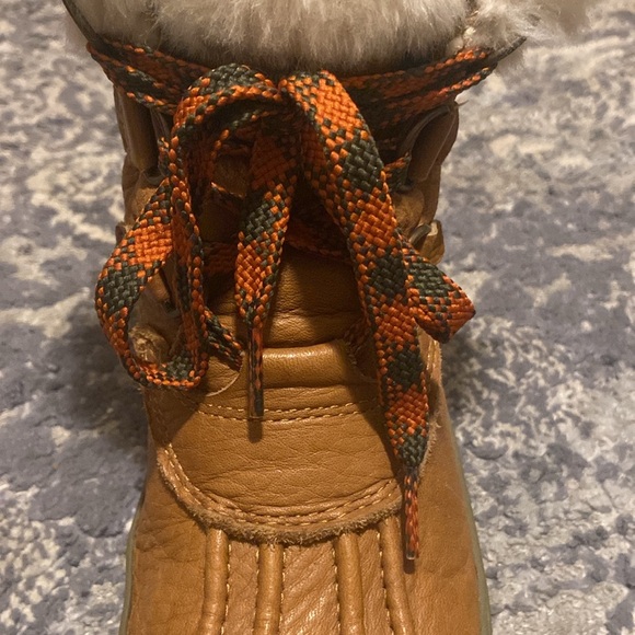 Sperry Maritime Leather Winter Boots Tan Size 7 - Picture 5 of 11